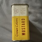 Antique 1965 Crown Colony Mustard 1 1/4 oz Safeway Collectible Advertising Tin — photo 4