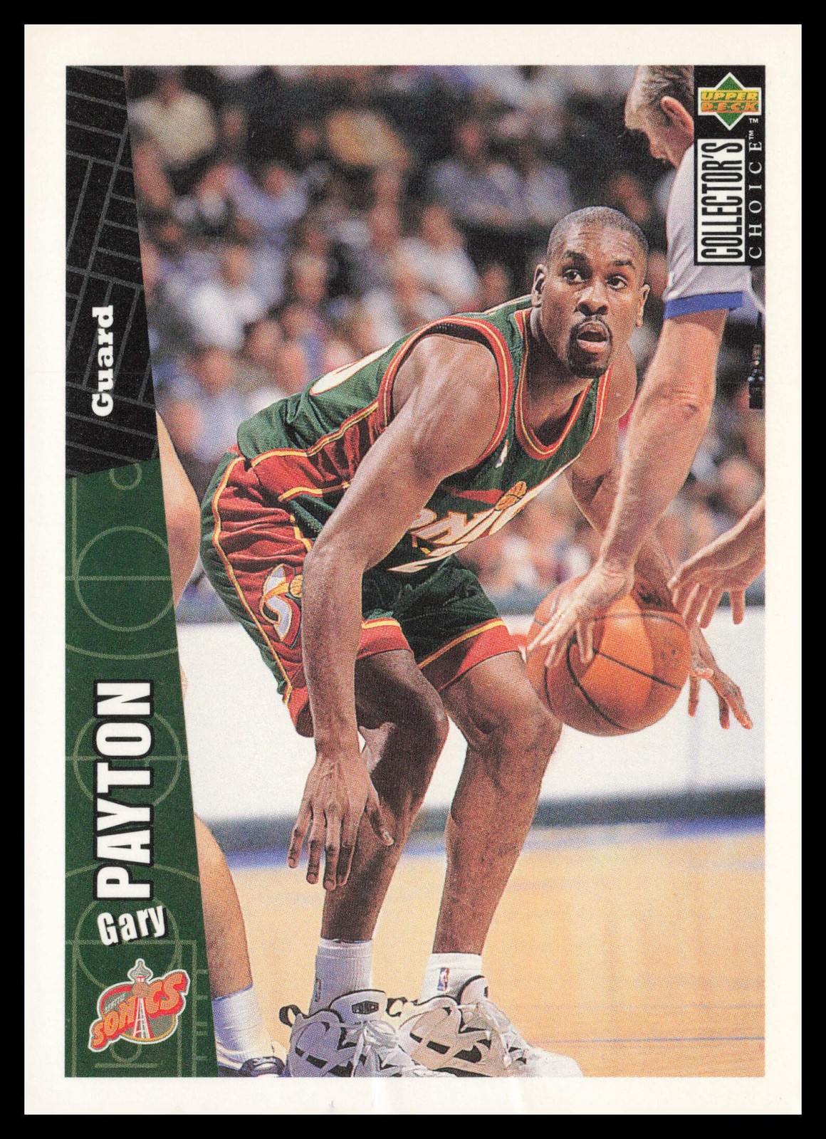 1996-97 Collector's Choice #335 Gary Payton Seattle SuperSonics Basketball Card