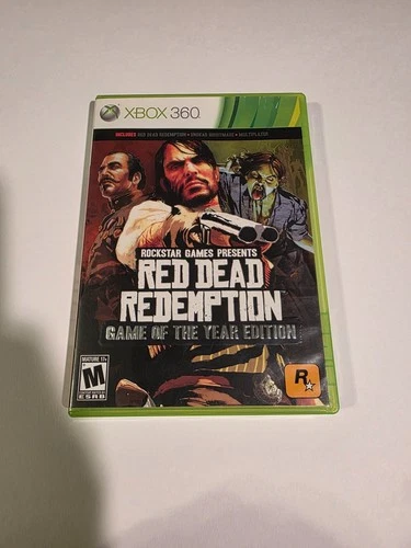 Red Dead Redemption: Game of the Year Edition (Xbox 360, 2011) ☆ Complete ☆