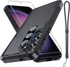 Heavy Duty Shockproof Phone Case for Samsung Galaxy S25 FE with Screen Protector