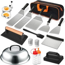 18PCS Griddle Accessories Kit, Flat Top Grill Accessories Set for Blackstone and