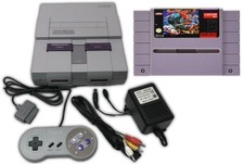 Super Nintendo Console System SNS-001 Street Fighter 2 II SNES Bundle Set