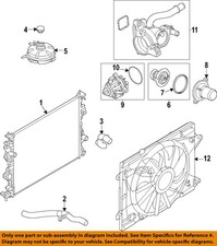 FORD OEM 19-23 Bronco Sport Cooling Water Pump-Water Pump K2GZ8501A