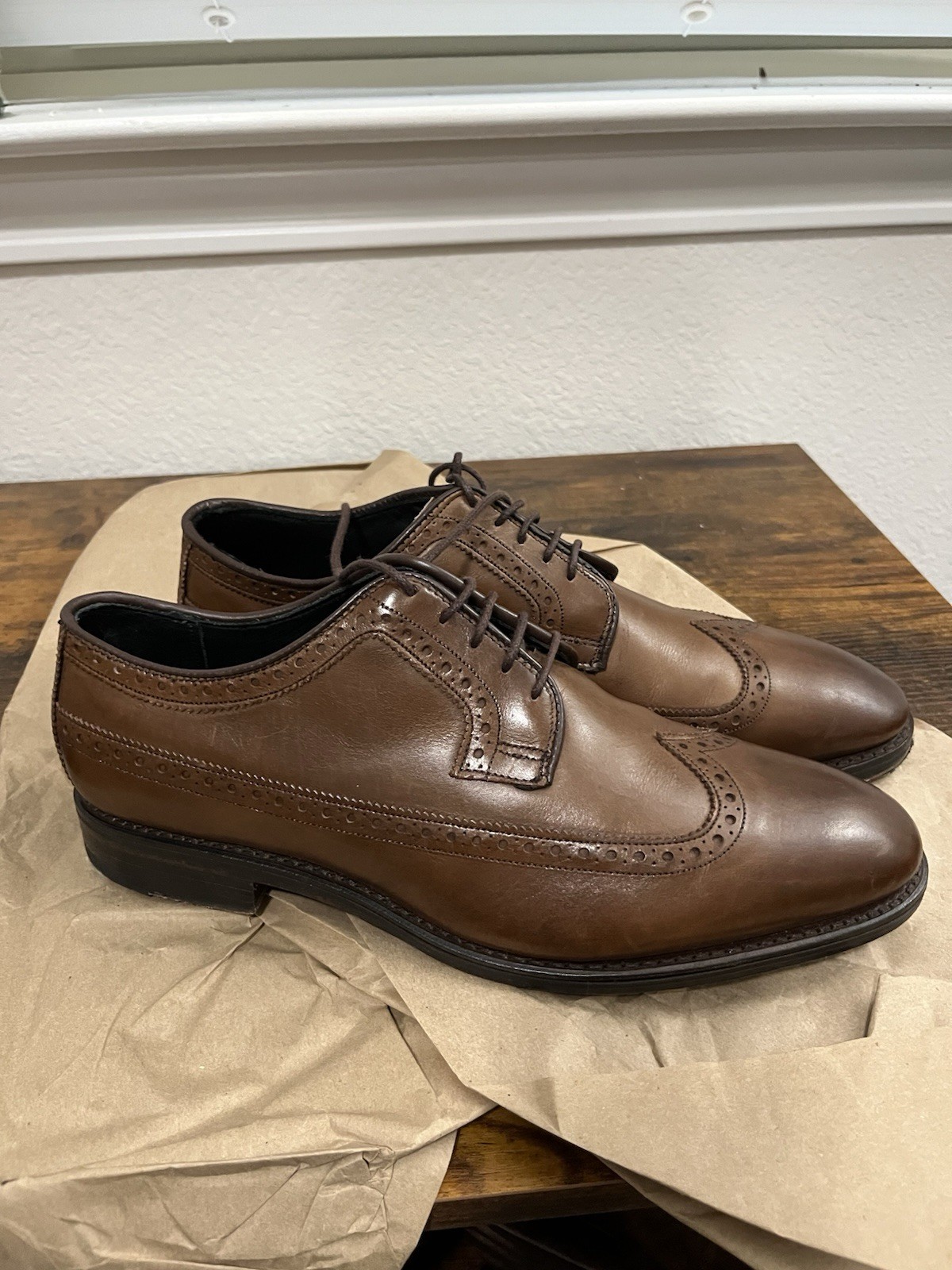 SAOLA Allen Edmonds Green St MacNeil Winstonmok 9D destra 9 5D sinistra gomma ala lunga ☕️