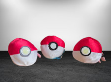 Pokemon 2007 Wende Plüsch 3er Set Schlurp Manaphy Chaneira Pokeball