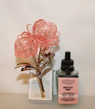 Bath & Body Works Sweetest Song Pink Roses Wallflowers  Plug In & Bulb