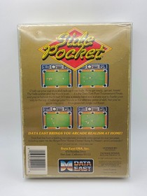 Side Pocket (NES, 1992) Box, Game, Foam, Sleeve - Tested Works Read Des