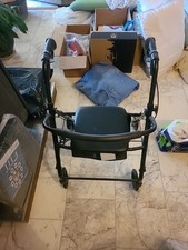 Medline Steel Folding Rollator Walker - MDS86850ESKD