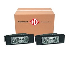 2x DIEDERICHS W5W Kennzeichenleuchte für PSA C2 C3 C4 C5 C6 106 307 308 406 407