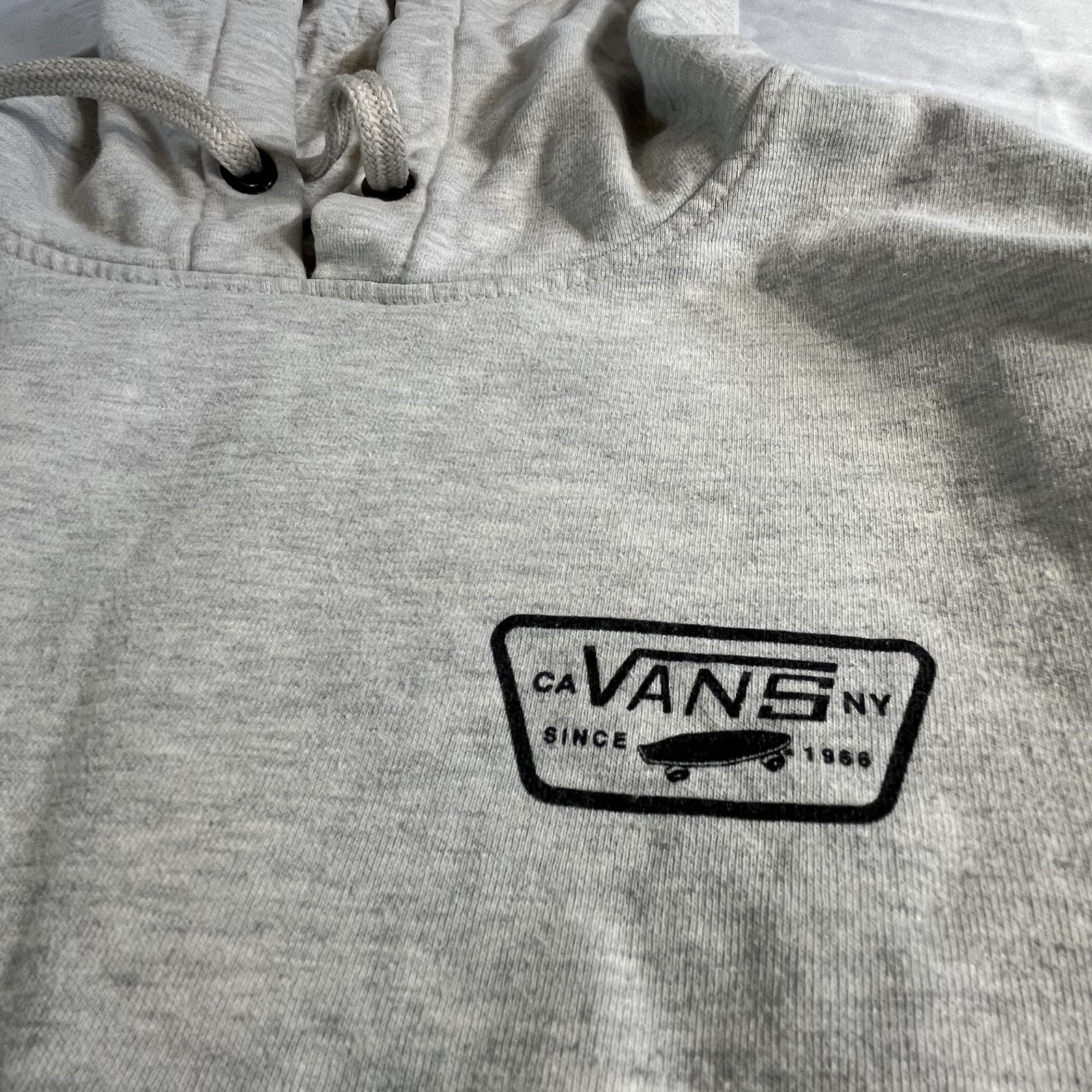 Vans Full Patch Pullover Hoodie Gray Heather Skat… - image 2