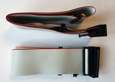 Floppy Flachband Kabel ca. 60 cm für PC Diskettenlaufwerk  1x 5,25" + 2x 3,5"