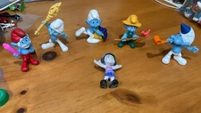 7x The Smurfs mixed lot  2011 to 2013