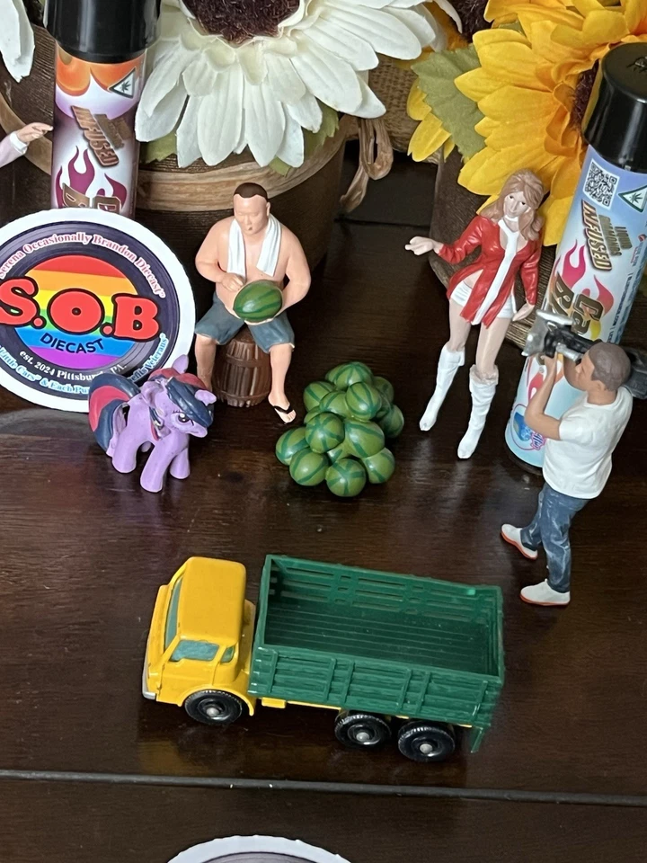 Camión de Estacas Lesney Años 60 Nº 4 Amarillo Diecast USADO EXCELENTE ESTADO Foto 2 de 4