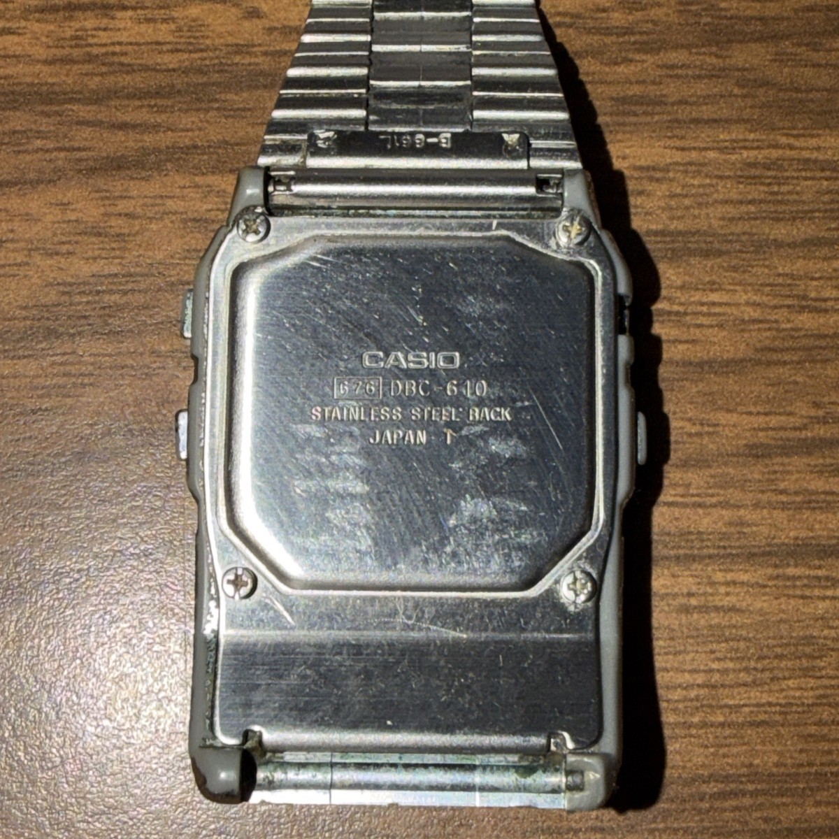 Vintage Casio DBC 610 Silver Wrist Watch Data Bank Calculator | eBay