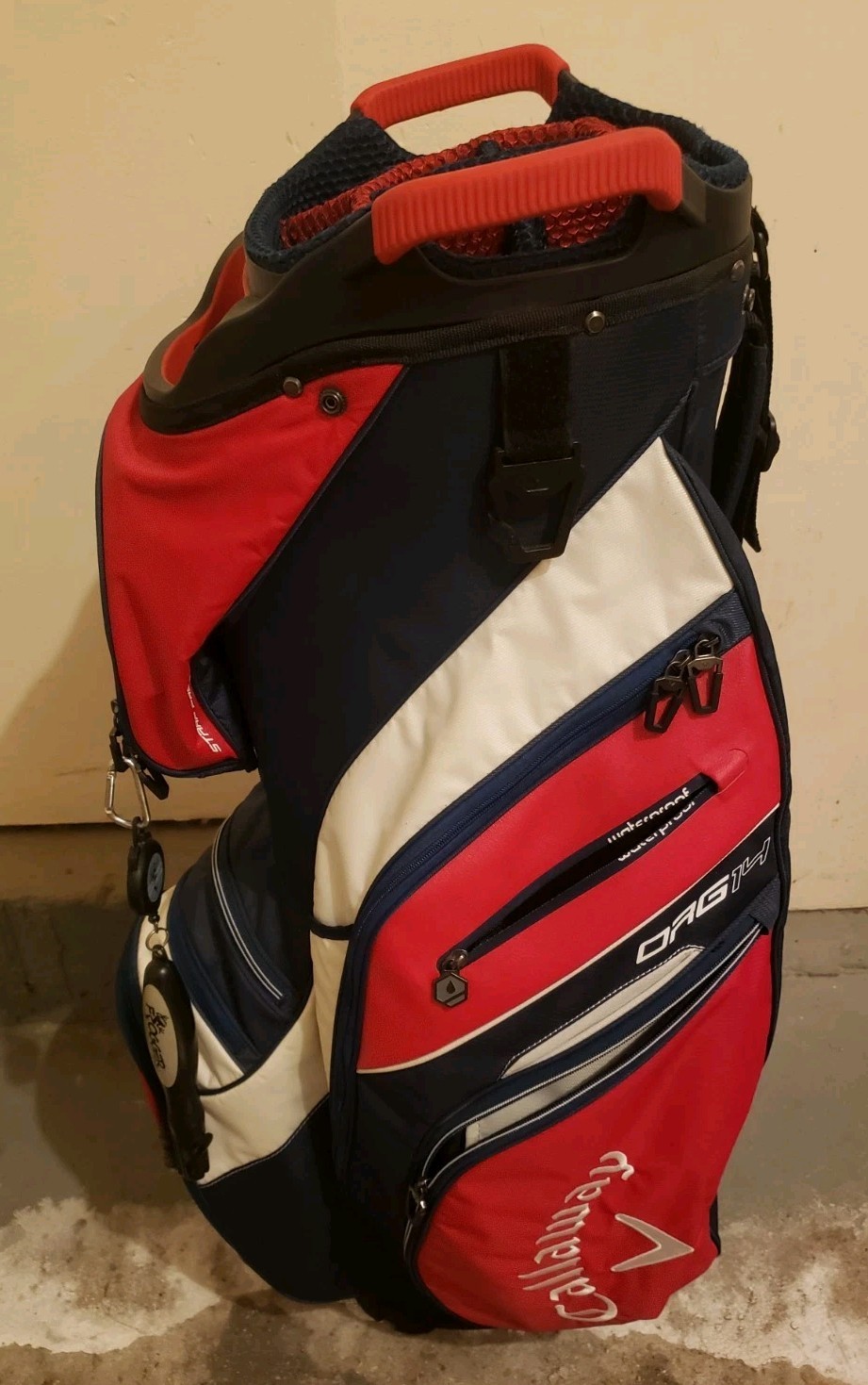 Callaway Golf Org 14 Red/Navy Blue - Cart Golf Bag