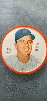 1962 Salada Tea Series Baseball Coin #158 Gus Bell Mets