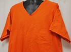 Genuine Orange 3XL XXXL JAIL Jab Trading PRISON Uniform Jail Convict Shirt Pants — photo 2