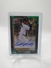 2024 Bowman Chrome Bralyn Brazoban #CPA-BB Green Lava Auto /99 Pirates