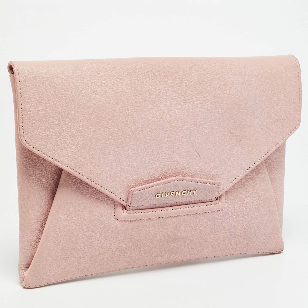 Givenchy Antigona Envelope Pink Leather Clutch | eBay