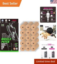 90Pack Muscle Magnetic Patch with Natural Oil, Magnetic Acupressure Patches,...