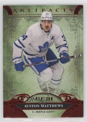 2020-21 Upper Deck Artifacts Stars Ruby 53/399 Auston Matthews #123 0c3