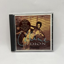 Celine Dion The Colour Of My Love 1993 CD Preowned Sony Hype Sticker