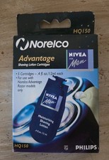 New Norelco Advantage Nivea for Men Shaving Lotion Cartridges HQ150 - Box of 5