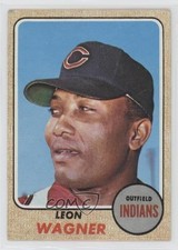 1968 Topps High # Leon Wagner #495 0z0n