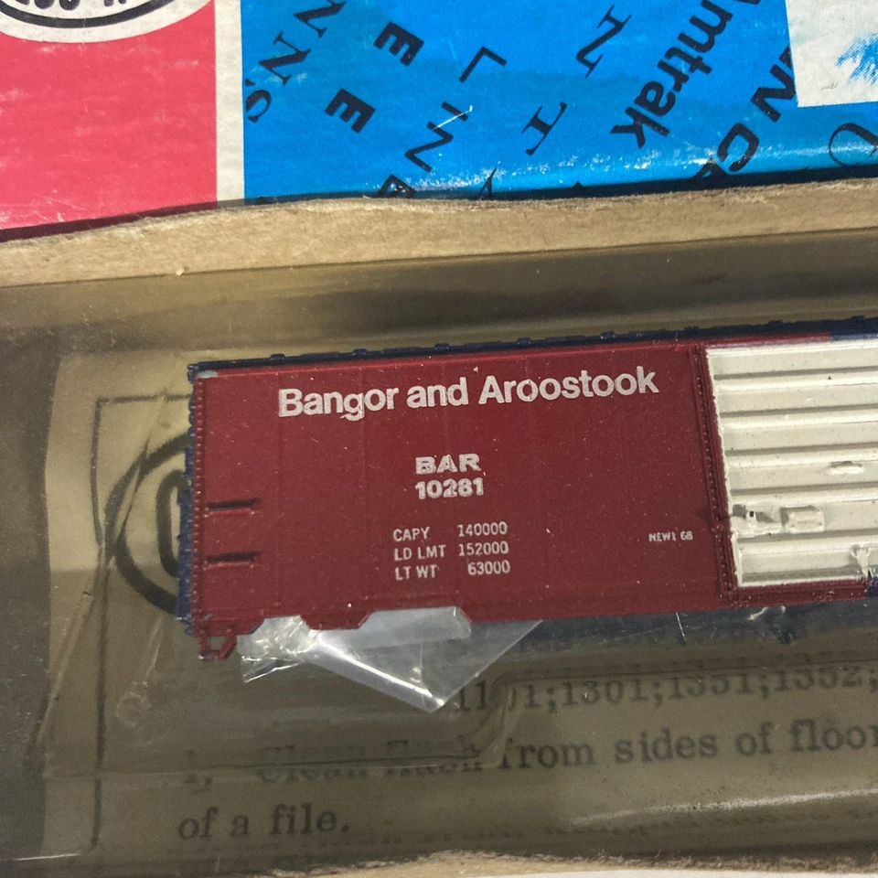 Concor  Con-Cor Bangor And Aroostook. Assembly Kit.  New see description. - Image 2 of 4