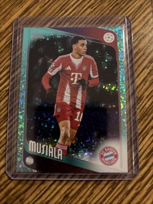 2025-26 Topps UEFA Club Competitions Jamal Musiala Teal Inferno Bayern Munich