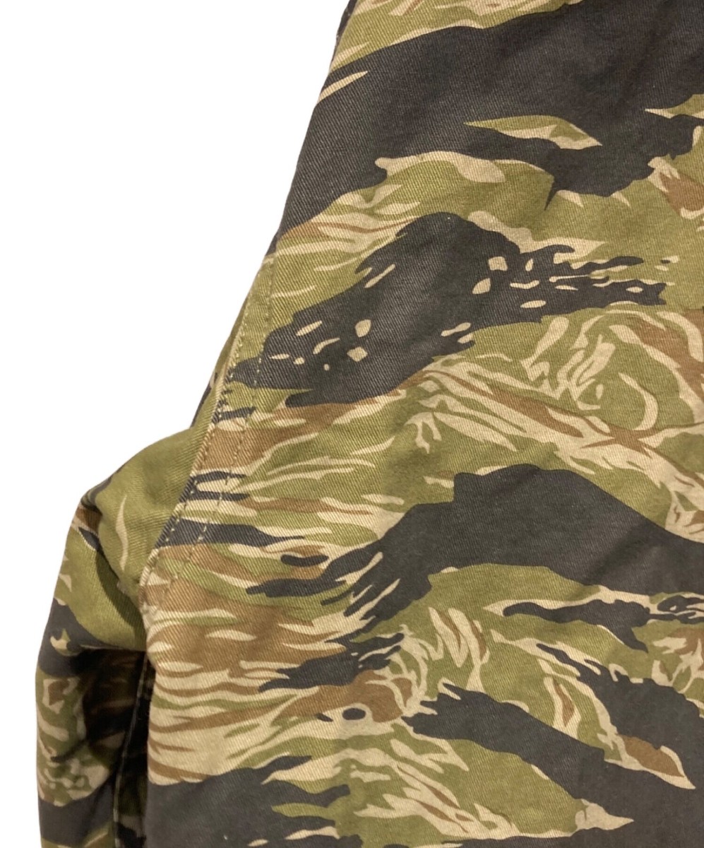 TENDERLOIN Tiger Camo Military Jacket Size: S Green x black Men | eBay