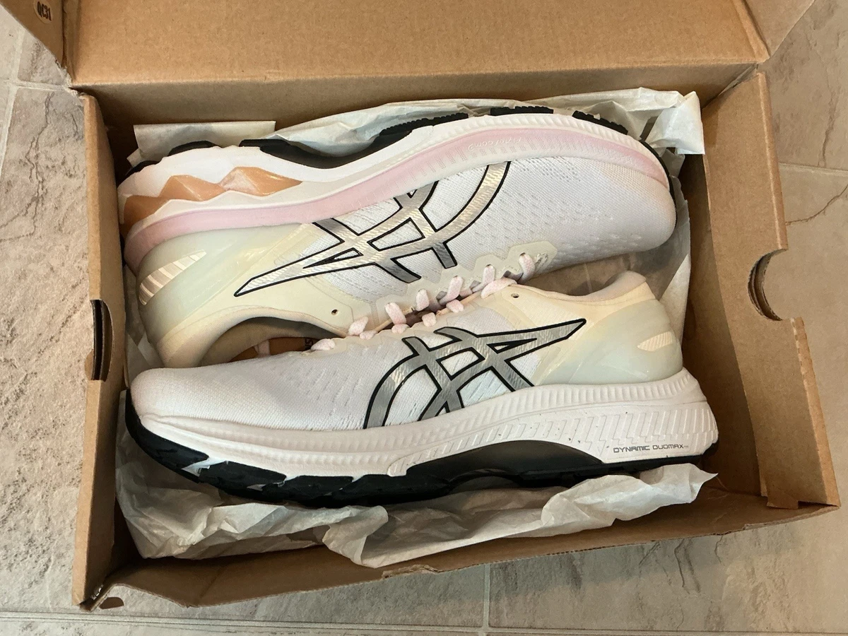 Asics Gel Kayano 27 White Silver W for sale | eBay
