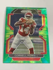 2021 Panini Prizm Chiefs Cornell Powell Hyper Rookie /175 #370