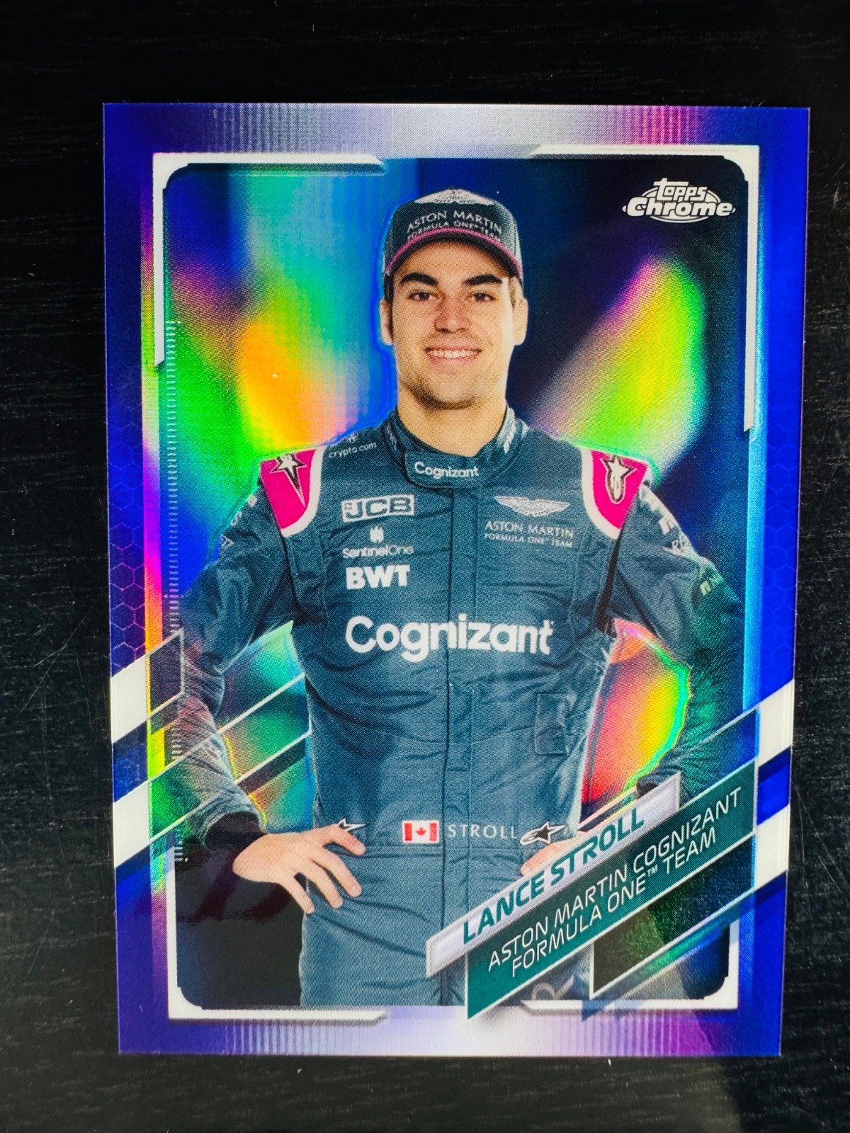 2021 Lance Stroll Purple 127/399 Refractor Topps Chrome #8 F1 Formula 1