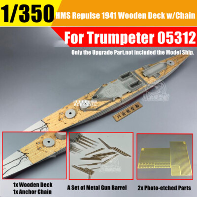1/350 HMS Repulse 1941 Battleship Detail-up Upgrade Part Kit for Trumpeter 05312