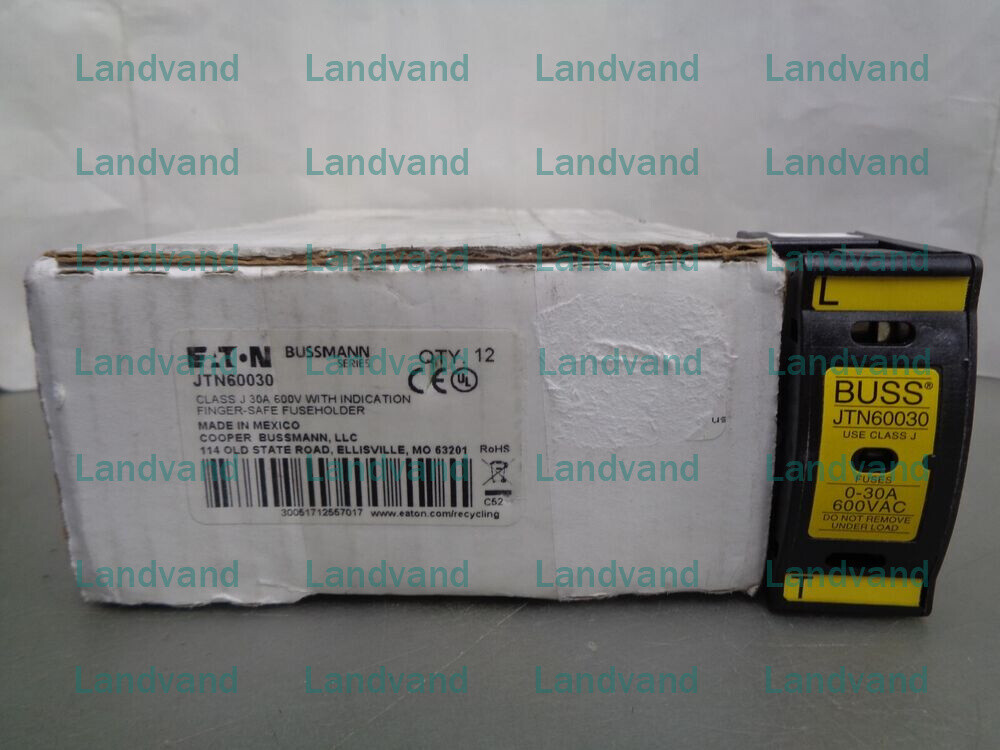 12PCS New Bussmann Class J Fuse Holder JTN60030 030 Amp NIB eBay