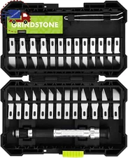 Kit 29 Exacto Knife Set Blades Refill Case Xacto For Craft Cutting And Crafting