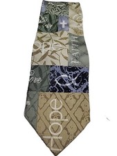 Silk Necktie Faith Hope Love NEW Eagles Wings Finely Crafted Inspirational