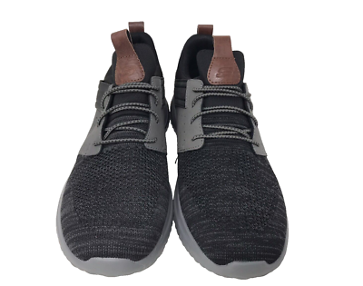 Skechers Delson 3.0 Cicada Shoes Slip On Grey Black Men\'s Size‎ 13 New Mesh Upper Delson 3.0 Cicada Mens Shoes, Black Grey Mesh  main image 4