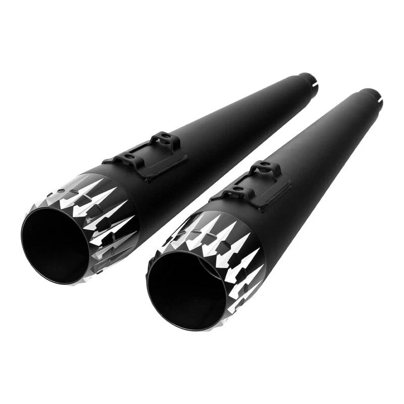 Tubo de escape silenciadores de megáfono deslizables de 4" apto para Harley Touring 1995-2016 2015 Foto 3 de 4