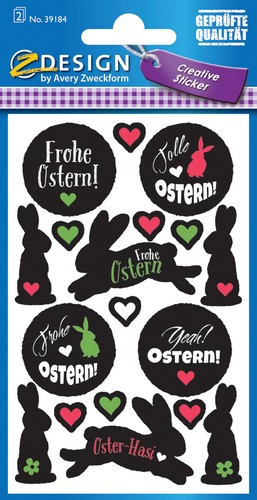 AVERY Zweckform ZDesign Sticker de Noël Etoile, présentoir