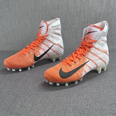 Nike Vapor Untouchable 3 Elite Football Cleats White Orange AO3006