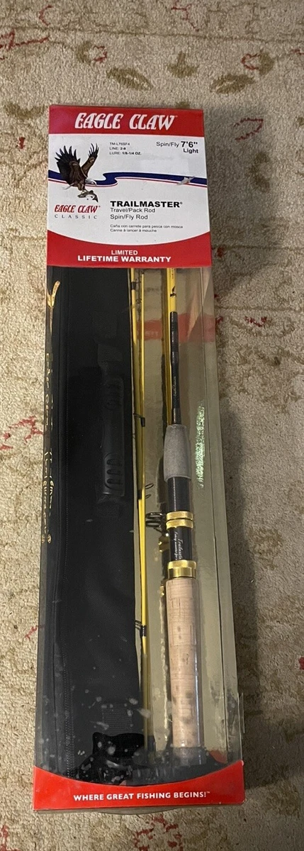 Eagle Claw 7 ft 6 in Item Fishing Rods & Poles 4 Pieces for sale