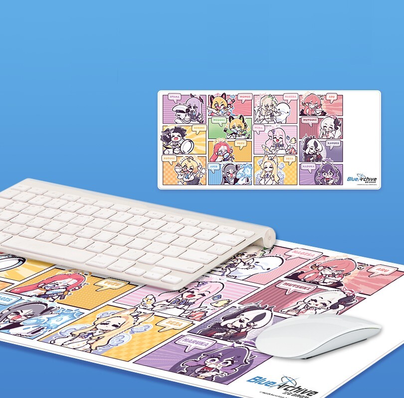 Blue Archive Summer SD Character Long Mouse Pad Korea Aniplus