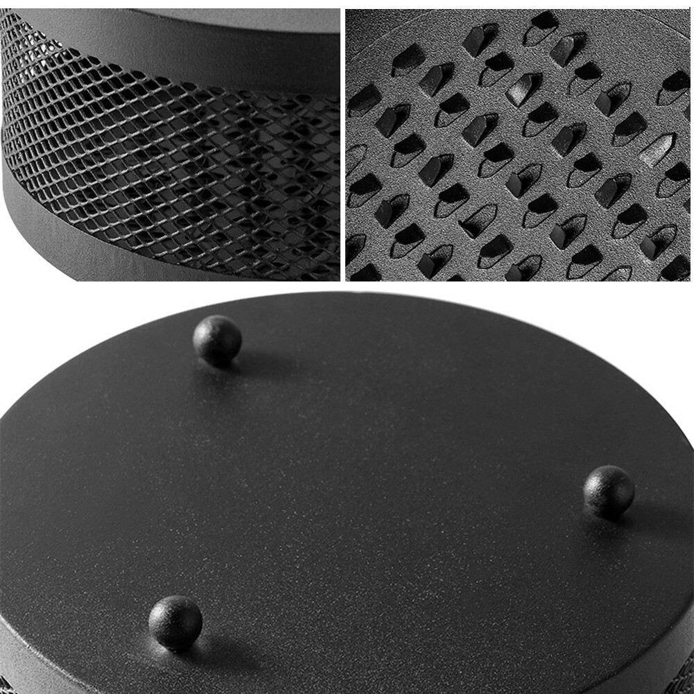 Household Iron Mosquito Coil Tray Box Fireproof Sandalwood Stove (Black