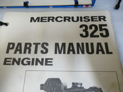 マリページ PM118 Mercruiser 325 Engine Parts Catalog Manual | eBay