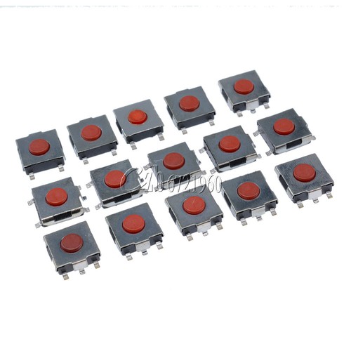 100pcs 6x6x2.5mm Tactile Push Button Switch Tact Switch Micro Switch 4 Pin SMD - Picture 9 of 9