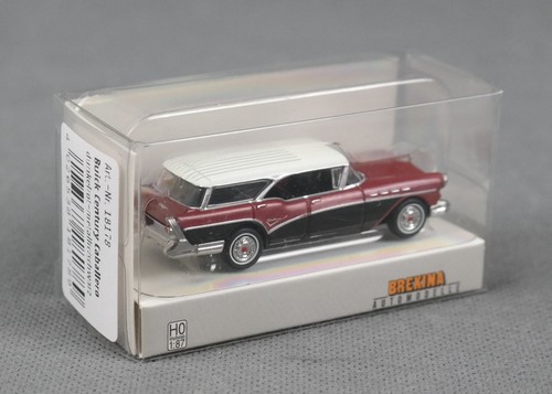 BREKINA 18178 H0,1:87 Buick Century Caballero, rot-met./schwarz 1957 NEU 2025! - Bild 4 von 5