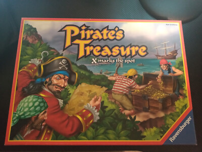 Vintage Board Game Ravensburger Pirate's Treasure X Marks The Spot 2001 
