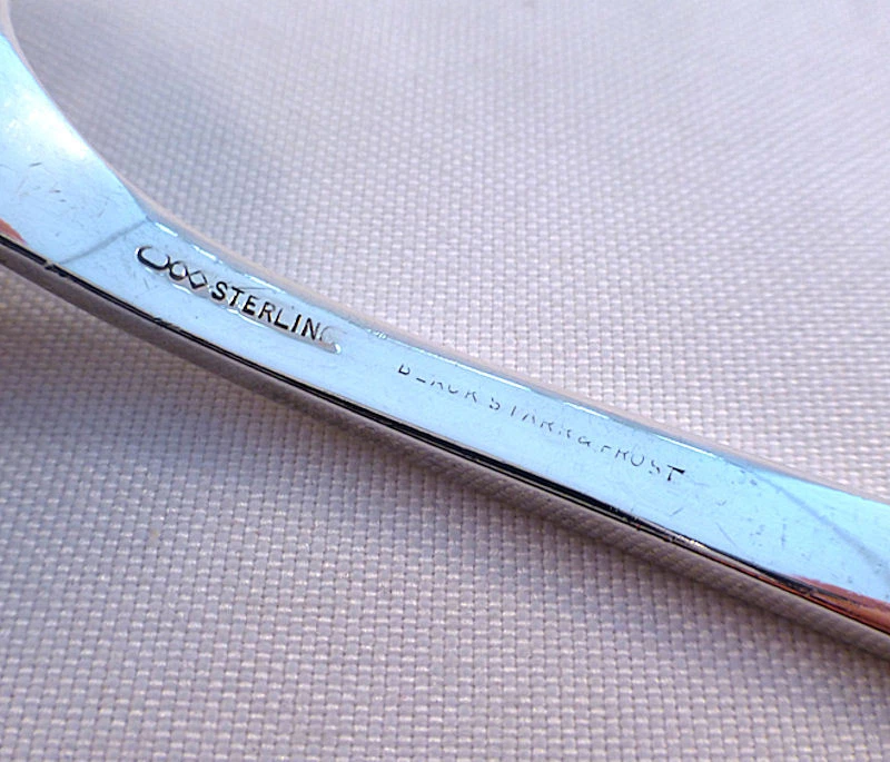 Pointed Antique Engraved?-Dominick & Haff Large Serving Spoon-10 3/8" Mono'd - Image 3 of 3